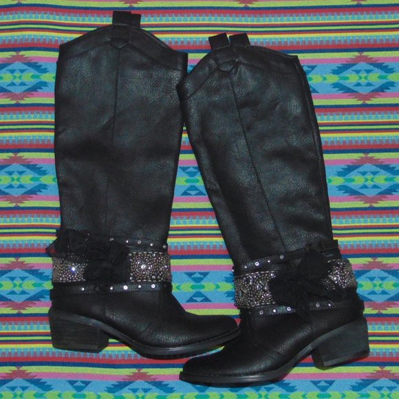 not rated black boots